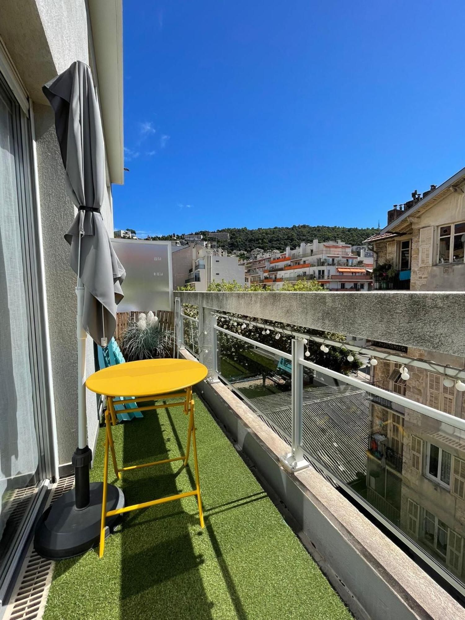 Charmant Studio Climatise Avec Terrasse Ensoleillee Nizza Kültér fotó